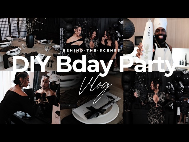 DIY Luxury Birthday Party at Home | Custom Decor, Planning & Full Setup
