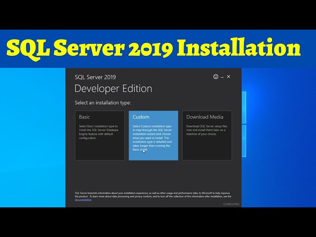 05 Install SQL Server 2019