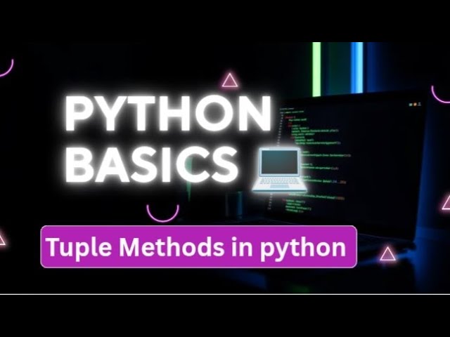 Tuple methods in python .