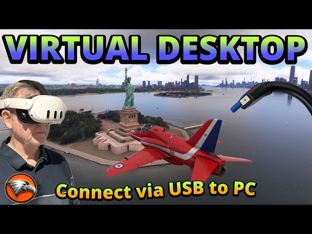 Virtual Desktop: Conexión USB3 para tu Quest 3 - Probado en MSFS 2024