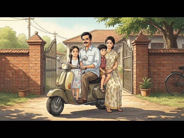 A Peaceful day of ✨1990s Memories in Ghibli Style | Quiet Days | Old Indian town Childhood Nostalgia