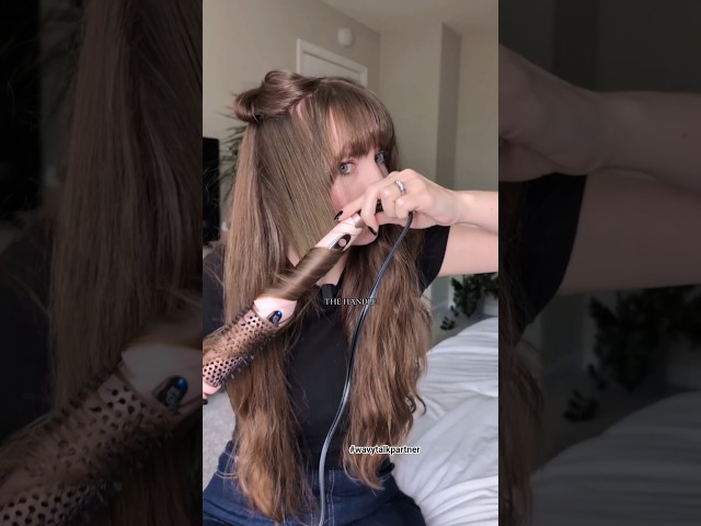 do you struggle with a thermal brush? #ad #wavytalk #thermalbrush #hair #hairtutorial #hairstyle