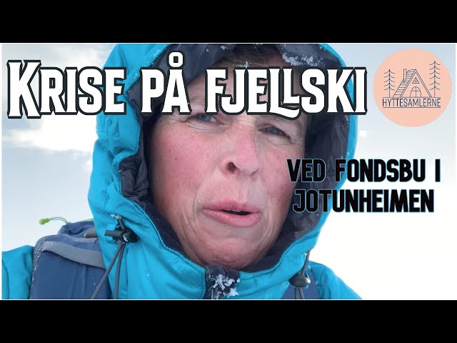 Krise på fjellski - ved Fondsbu i Jotunheimen
