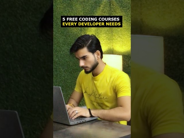 Free Coding Courses 😎 #developer #coder #programmer #programming #codinglife
