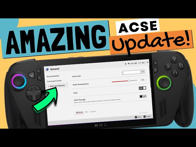 ACSE on Ally just got an AMAZING UPDATE!!