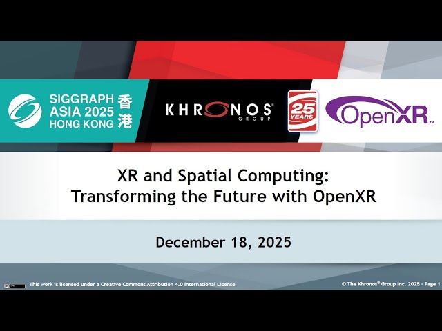 XR and Spatial Computing: Transforming the Future with OpenXR