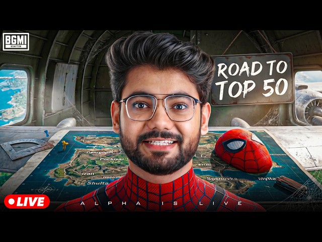 🔴M249 GOD Road to TOP 10! - BGMI | RNTX Alpha