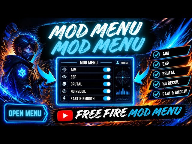 HOW TO MAKE MOD MENU OB55 🔥 | HITLER | FREE FIRE MOD MENU TUTORIAL