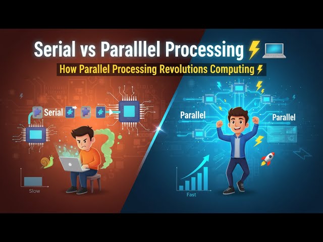 Serial vs Parallel Processing 💻 Why CPUs Use Both Serial and Parallel Processing 🔀