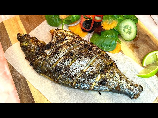 Tasty Oven-Roasted Sea Bream Recipe ||  Easy and Flavourful Oven Baked Whole Fish Recipe