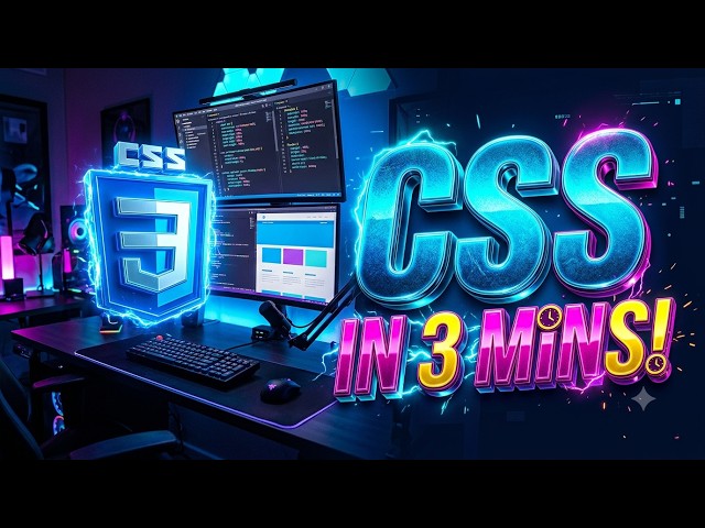 CSS3 Full Course in 3 Minutes Zero to Hero 🎨