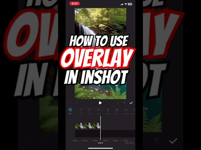 How to Use Overlay in InShot Like a Pro | Easy Video Editing Tutorial for Beginners (2025)