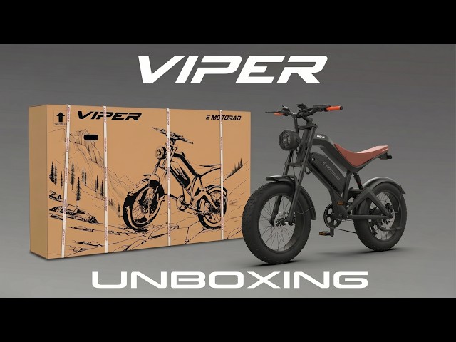 Viper Ebike Unboxing & Assembly | EMotorad E-Cycles