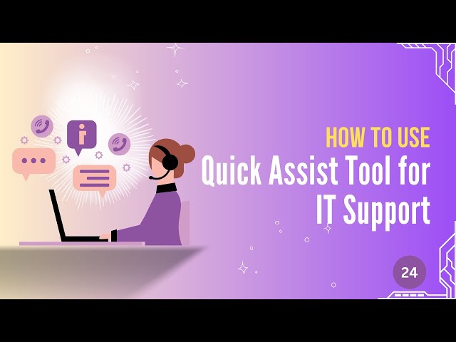 How to Use Quick Assist Tool in Windows for Remote IT Support | IT Help Desk Learning