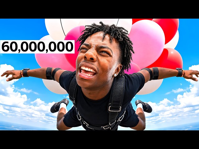 iShowSpeed Celebrates 60Million Subscribers By FLYING!
