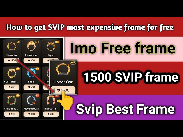 Imo swipe big frame free | imo free frame | imo avatar frame | imo par frame kaise lagaye #imo #s...