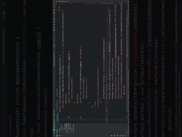 Android Development Java Camera2 API#shorts