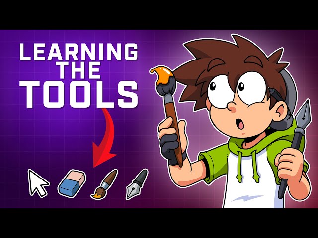 Every Tool Explained | Lesson 2 of Sam's Free Adobe Animate Course