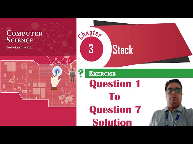NCERT CLASS 12 Chapter 3 Exercise Question 1 to 7 solved and explained|| Stack Exercise Solved