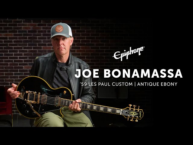 Introducing the Epiphone Joe Bonamassa ’59 Les Paul Custom