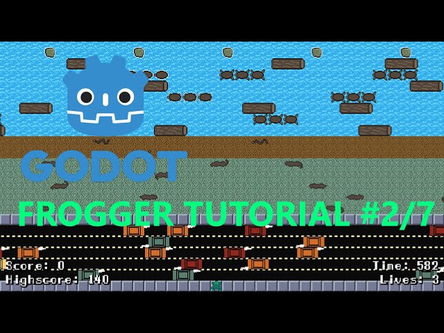 Godot 4 Beginner Tutorial - Frogger #2/7, Car Obstacle, Obstacle Manager