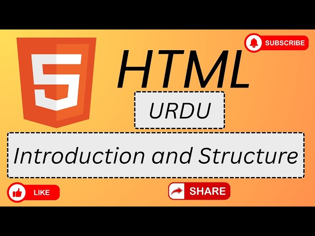 HTML Course for Beginners | Introduction and Structure & VS Code Setup (Lecture 1)