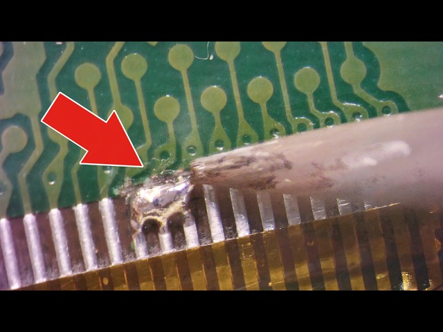 How to solder CKV COFs to fix TV black screen