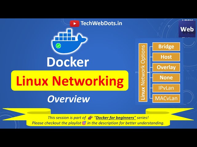 Docker Linux Networking | Docker for Beginners