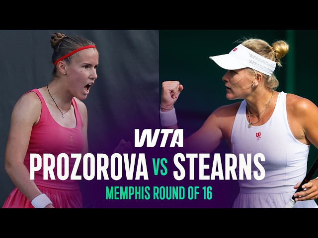 Tatiana Prozorova vs. Peyton Stearns | 2026 Memphis Round of 16 | WTA Match Highlights