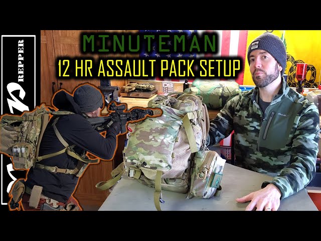 Minuteman 12 Hour Assault Backpack Load