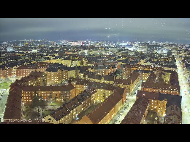 Stockholm city living cam 20251215