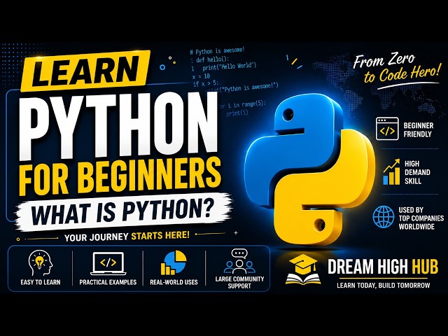 Python Tutorial for Beginners | Introduction to Python | Tutorial #1