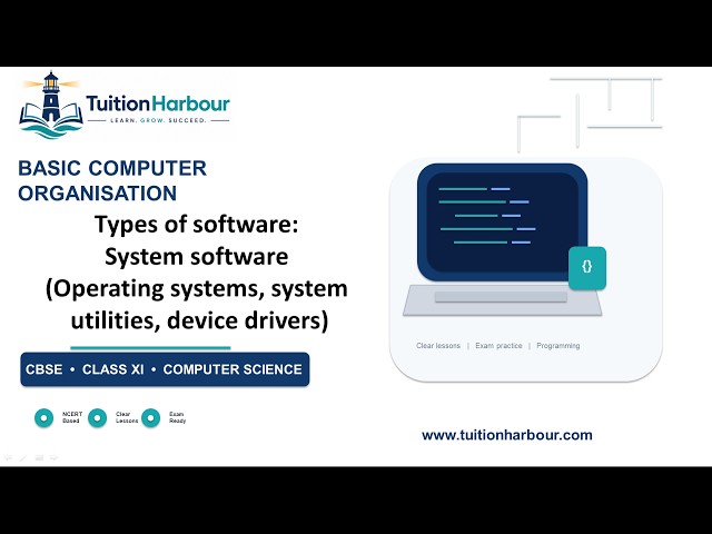 Types of software: System software | CBSE Class 11 Computer Science | Unit 1