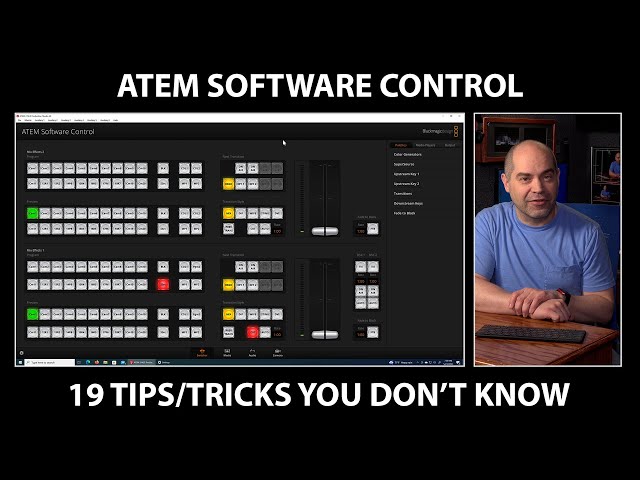 19 ATEM Software Control Tricks You Should Know (But Probably Don't)