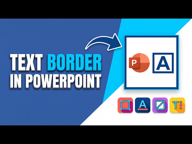 How to Add Border to Text in PowerPoint