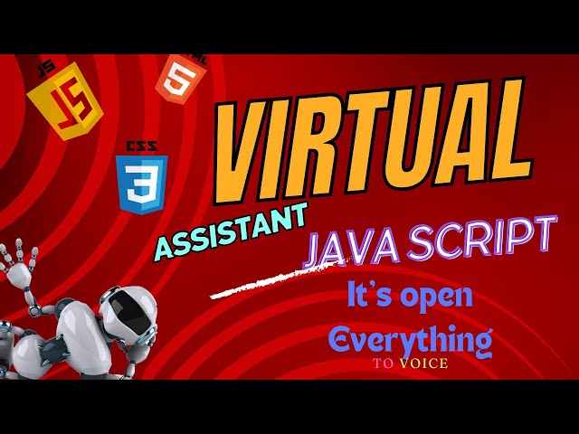 Create a Virtual Assistant using JavaScript, HTML, and CSS | Step-by-Step Tutorial.