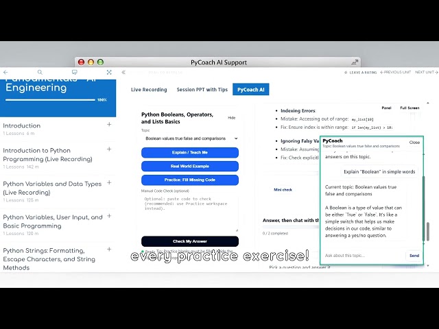 AI Engineering Bootcamp – Python Foundations (Self-Paced) (Intro)