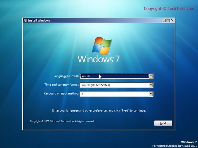 Windows 7 Full Clean Install From Pendrive&Drivers&Applications Step by step