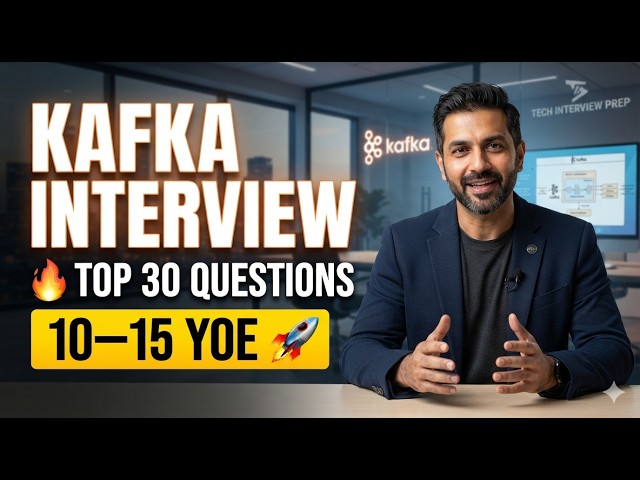 👉 Apache Kafka Interview 2026 🔥 | Top 30 Questions & Answers | 10–15 Years Experience