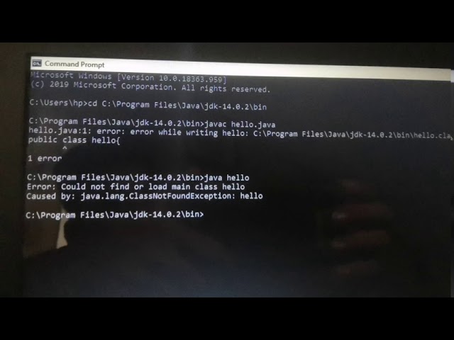 Java.lang.ClassNotFoundException error solve