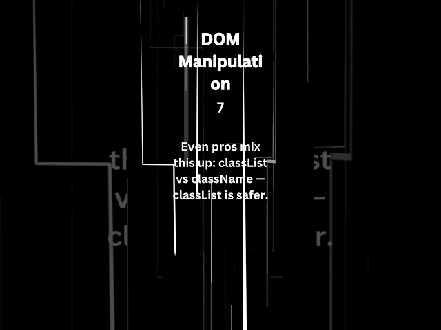 Dom manipulation 4 -- #javascript #frontend