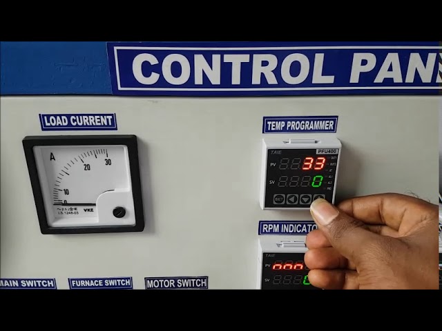 MAGNESIUM STIR CASTING FURNACE (EXPLAIN ABOUT CONTROL PANEL)