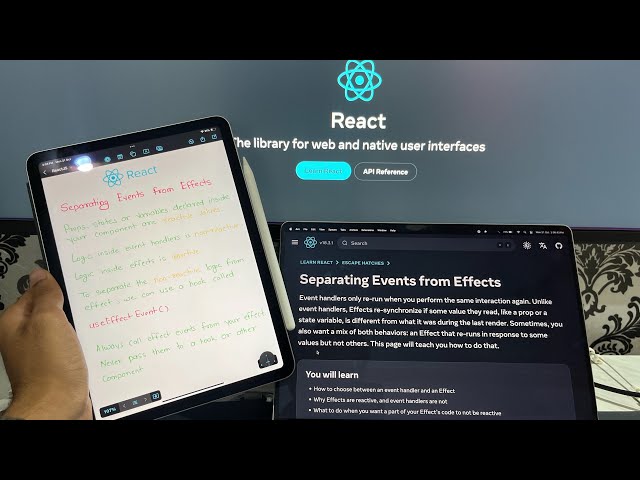#31 Separating events from effects in ReactJS