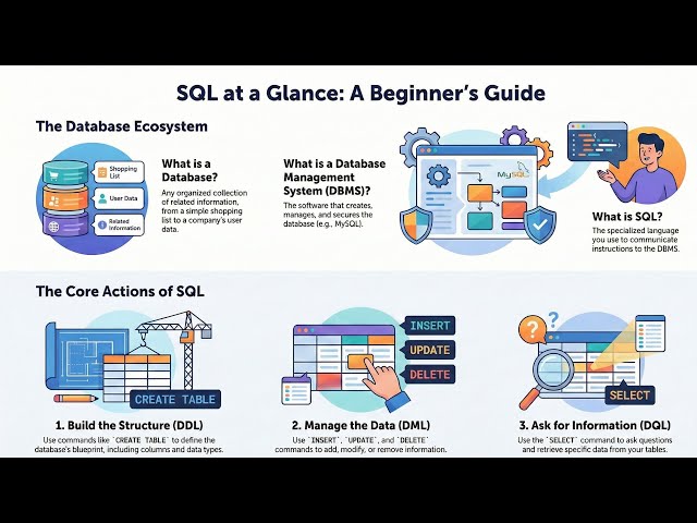 SQL at a Glance : A Beginner's Guide