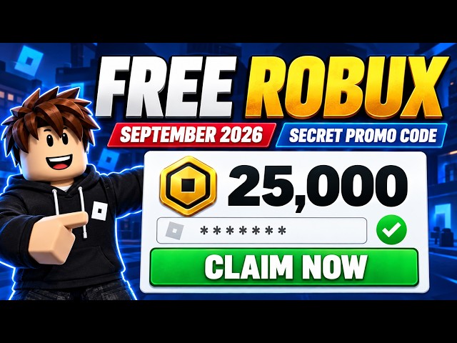 How To Get FREE ROBUX in 2026...! *NEW SECRET* Promo Code Gives FREE ROBUX (September)