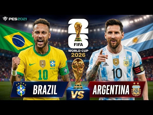 eFootball PES 21 Gameplay | Fifa World Cup 2026 Live Simulation