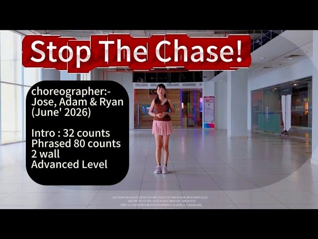 Stop The Chase! line dance (Tutorial) 25/8/26