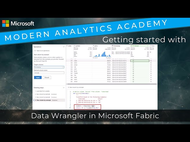 Getting started with Data Wrangler in Microsoft Fabric
