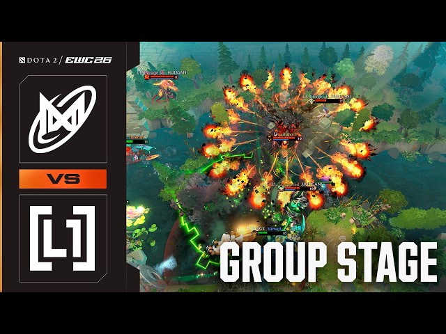 L1 TEAM vs. NIGMA GALAXY | Dota 2 at EWC 26 - Group Stage - HIGHLIGHTS