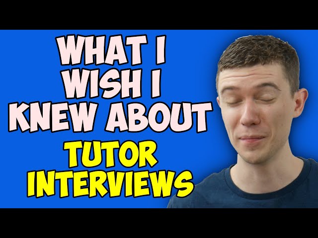 What I Wish I Knew Before Interviewing To Be A Math Tutor (Mathematics Tutor)